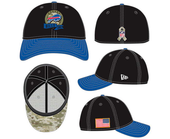 Buffalo Bills New Era 2022 Salute To Service - 39THIRTY Flex Hat