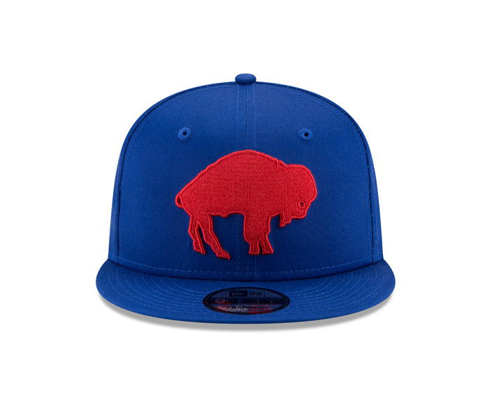 Buffalo Bills New Era NFL Retro 9FIFTY Adjustable Snapback Hat - Red and Blue