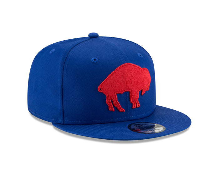 Buffalo Bills New Era NFL Retro 9FIFTY Adjustable Snapback Hat - Red and Blue
