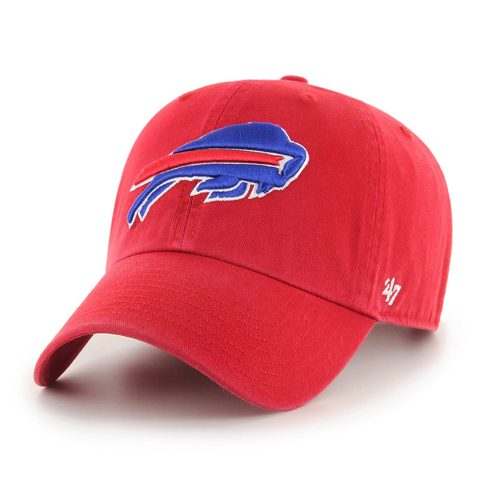 Buffalo Bills Red Alt Clean Up '47 Brand Adjustable Hat
