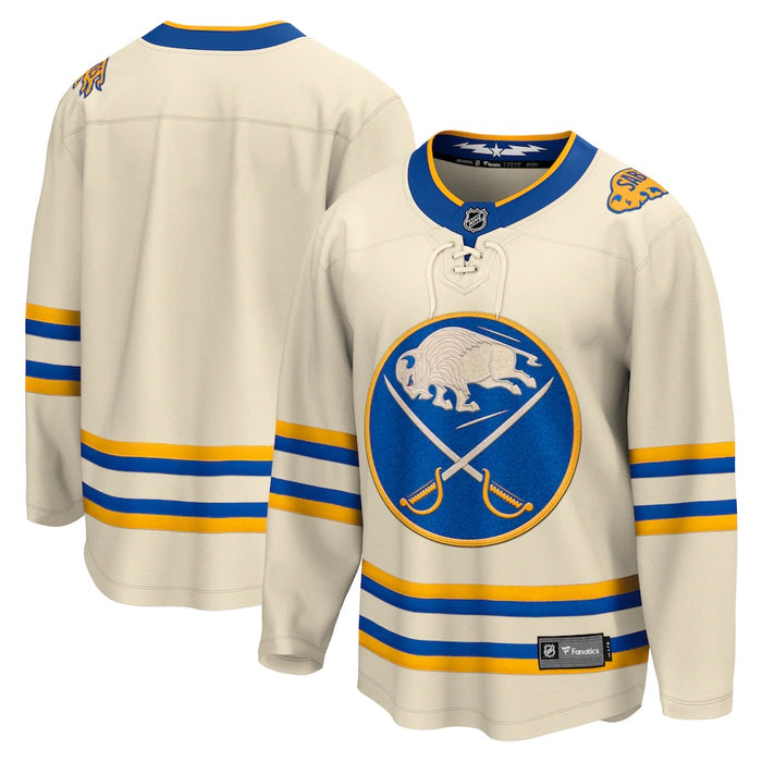 Buffalo Sabres 2022 NHL Heritage Classic - Cream Fanatics Breakaway Blank Jersey