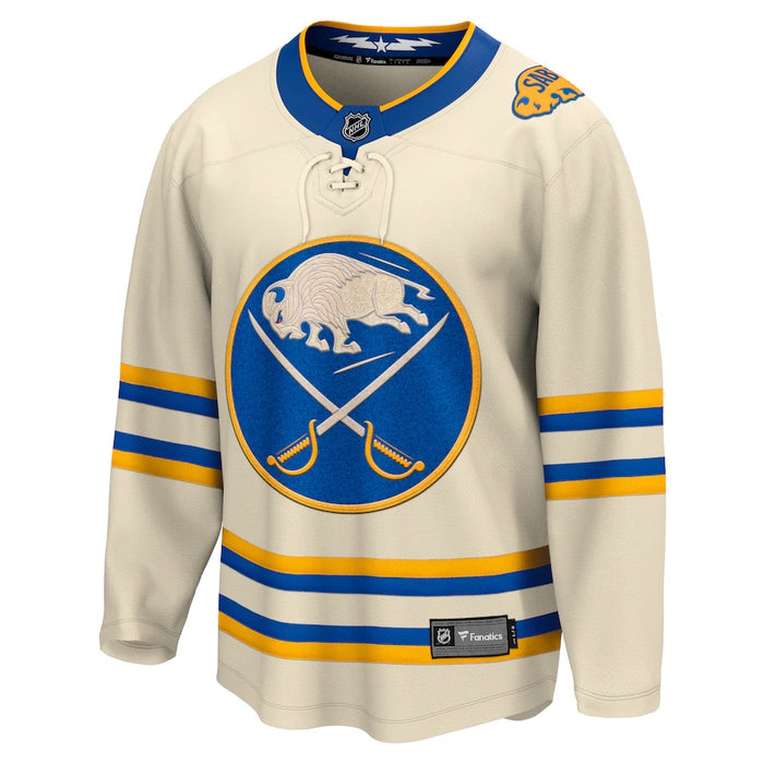Buffalo Sabres 2022 NHL Heritage Classic - Cream Fanatics Breakaway Blank Jersey