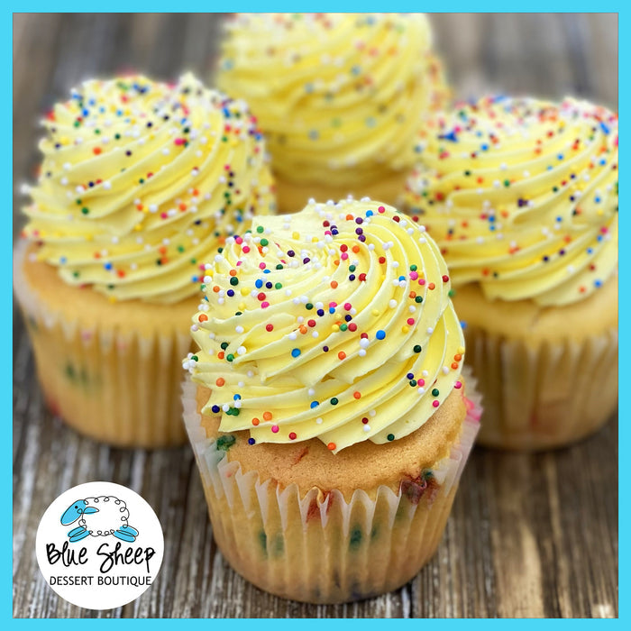 cake batter cupcake