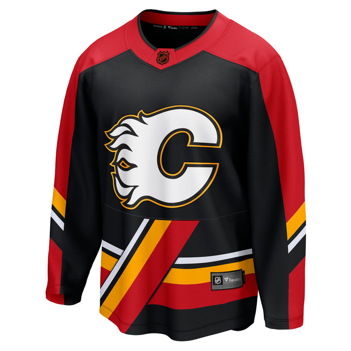 Calgary Flames Fanatics Branded - Retro Reverse Special Edition 2.0 Breakaway Blank Jersey - Black