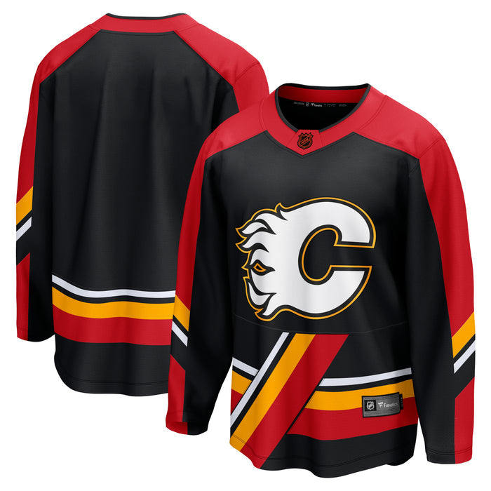 Calgary Flames Fanatics Branded - Retro Reverse Special Edition 2.0 Breakaway Blank Jersey - Black