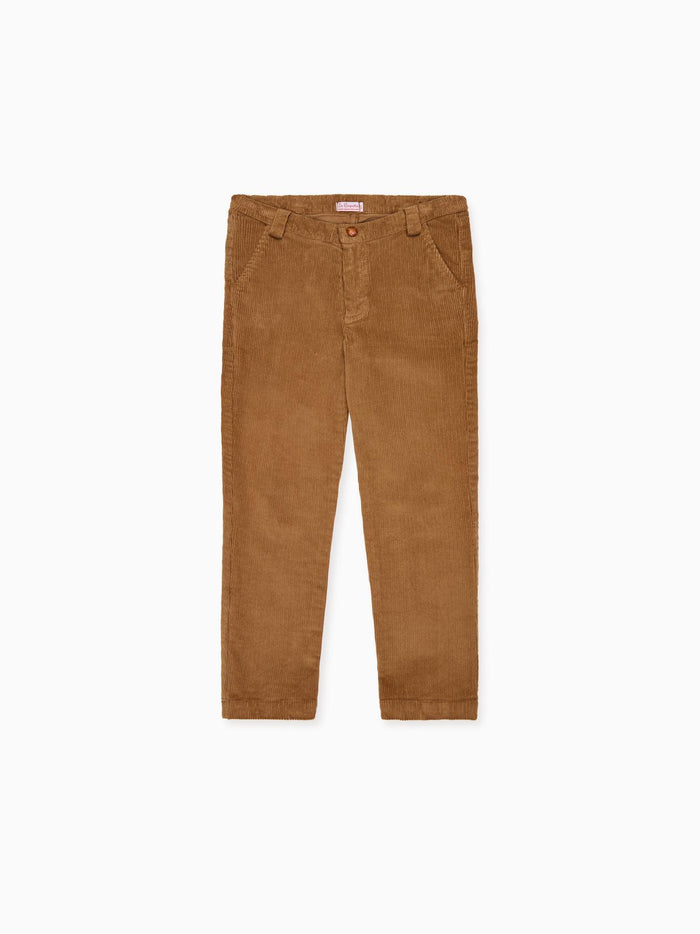 Camel Reinaldo Corduroy Boy Trousers