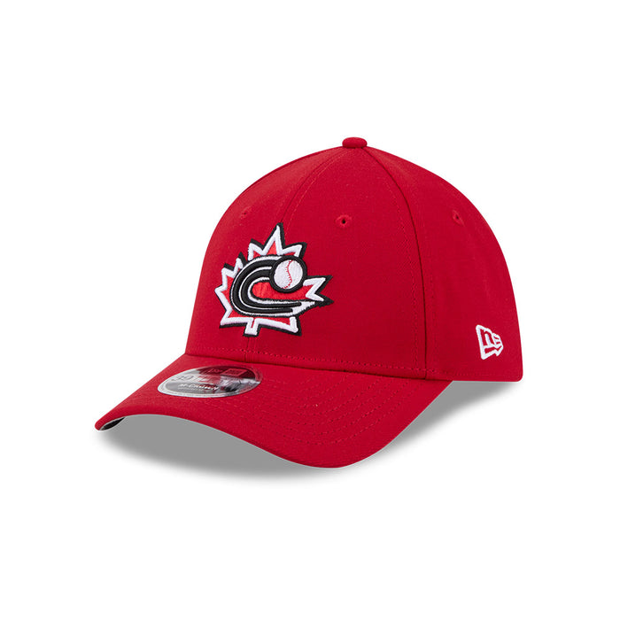 Canada Baseball New Era Red 2026 World Baseball Classic M-Crown 39THIRTY Flex Hat