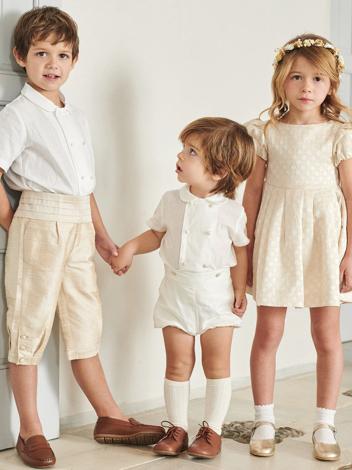 Champagne Lupino Silk Boy Knickerbocker
