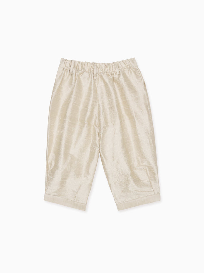 Champagne Lupino Silk Boy Knickerbocker