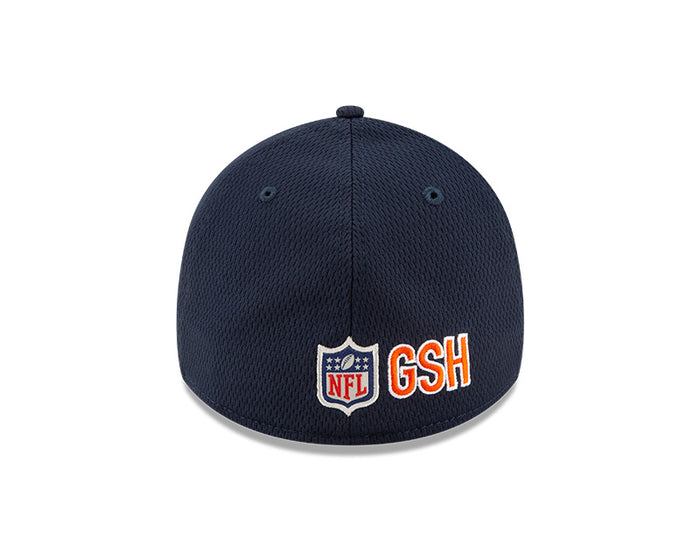 Chicago Bears 2021 New Era NFL Sideline Home C Logo Navy 39THIRTY Flex Hat