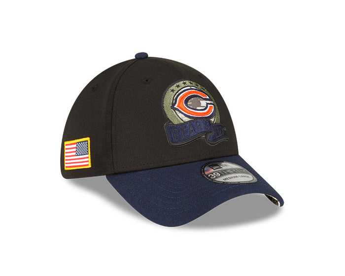 Chicago Bears New Era 2022 Salute To Service - 39THIRTY Flex Hat