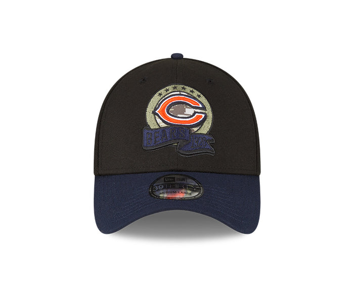 Chicago Bears New Era 2022 Salute To Service - 39THIRTY Flex Hat