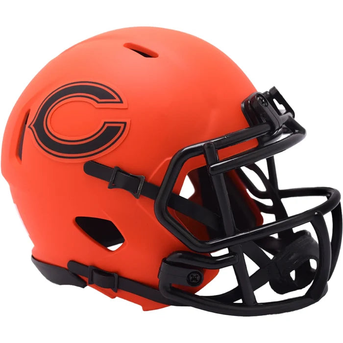 Chicago Bears RAVE Riddell NFL Speed Mini Football Helmet
