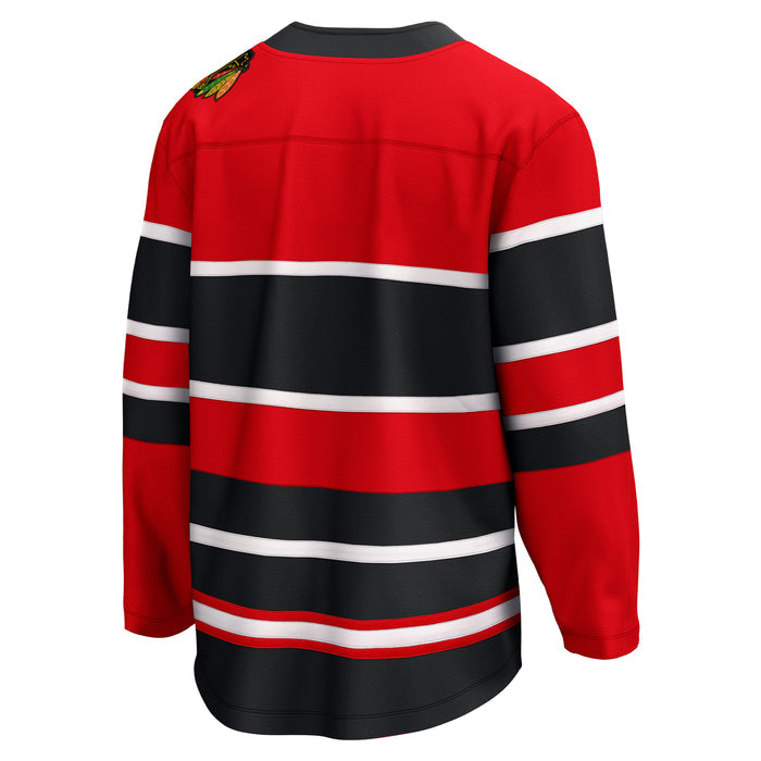 Chicago Blackhawks Fanatics Branded - Retro Reverse Special Edition 2.0 Breakaway Blank Jersey - Red/Black