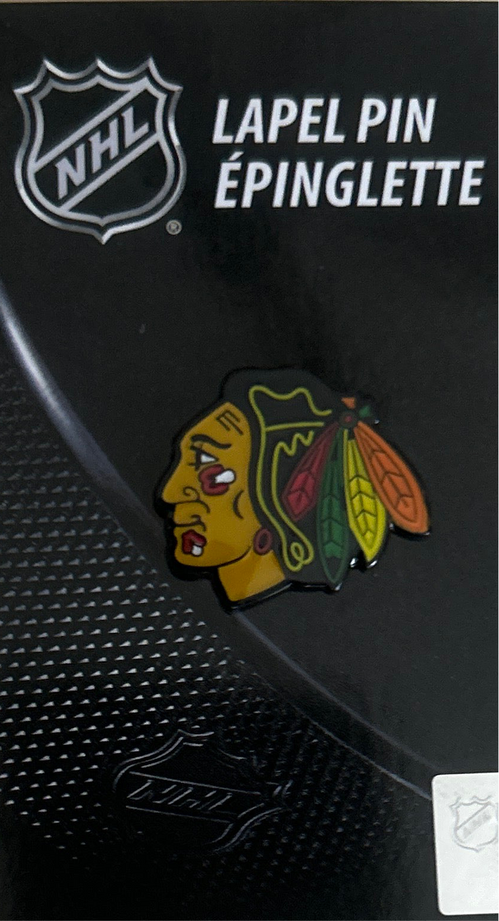 Chicago Blackhawks NHL Logo Lapel Pin