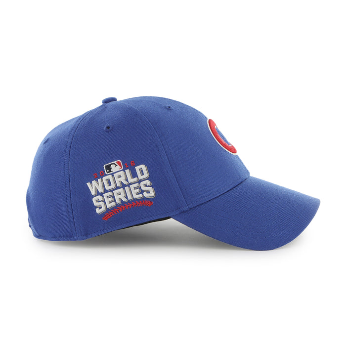 Chicago Cubs 2016 World Series Patch 47 Brand MVP Snapback Hat