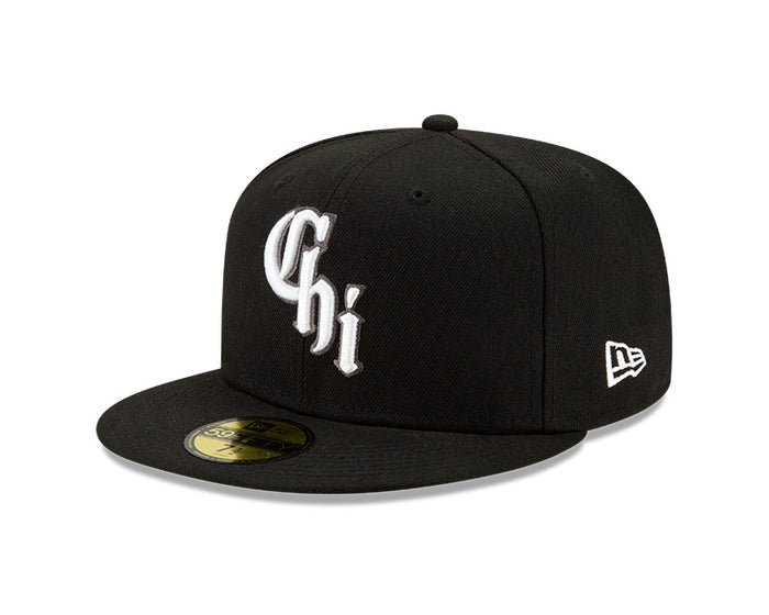 Chicago White Sox New Era Black 2021 City Connect Authentic Collection On-Field 59FIFTY Fitted Hat