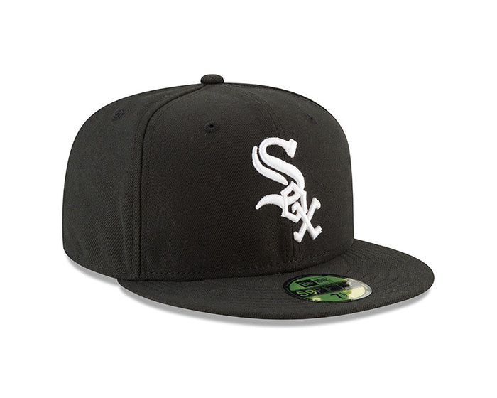 Chicago White Sox New Era Black Authentic Collection On-Field Home 59FIFTY Fitted Hat