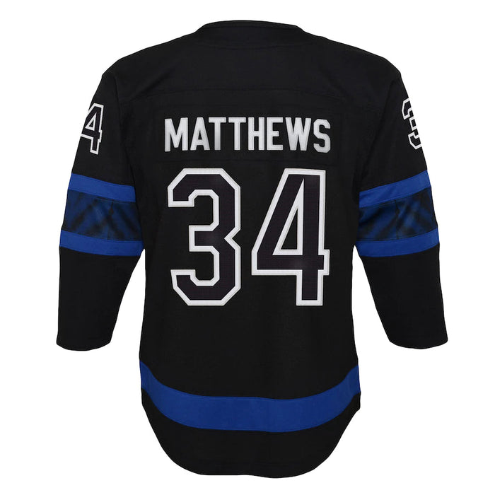 Child Toronto Maple Leafs Auston Matthews #34 Alternate Premier Reversible Jersey - Flip