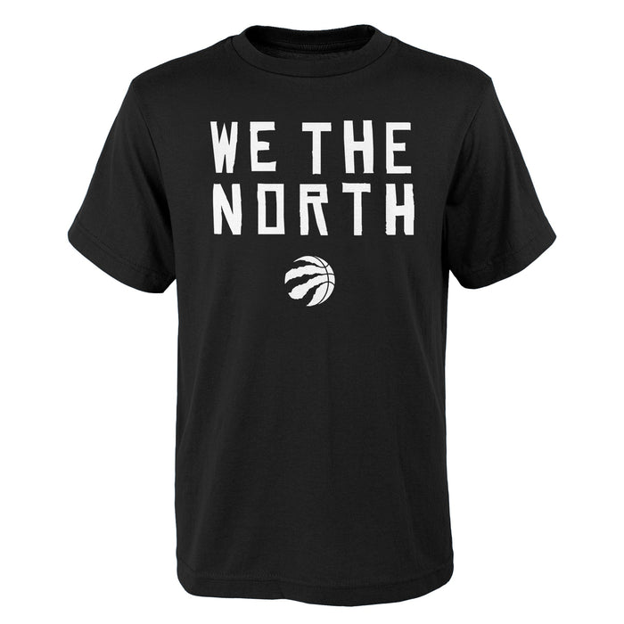 Child Toronto Raptors Black We The North Logo T-Shirt