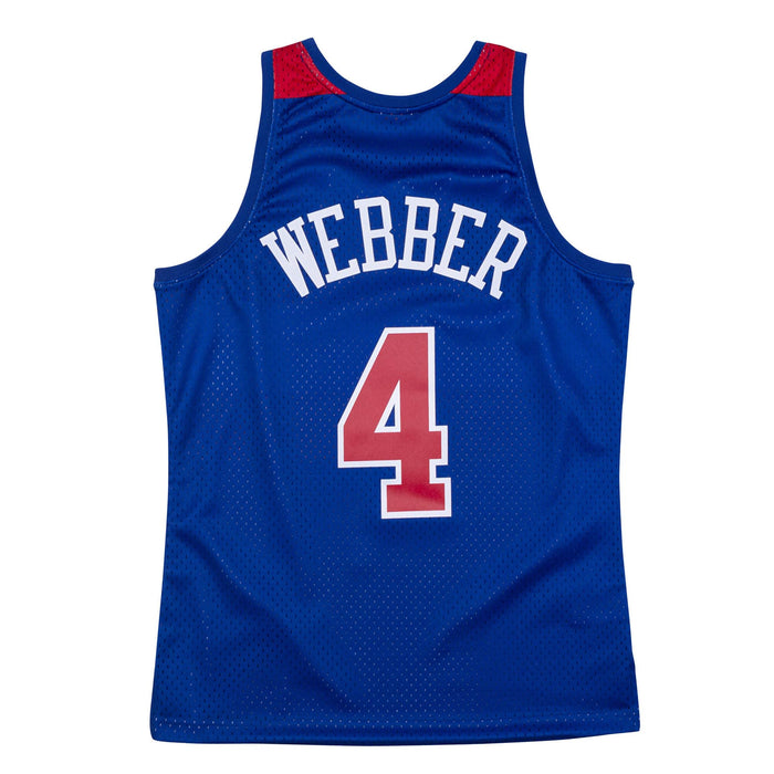 Chris Webber #4 Washington Bullets Mitchell & Ness 1996-97 Hardwood Classic Swingman Jersey
