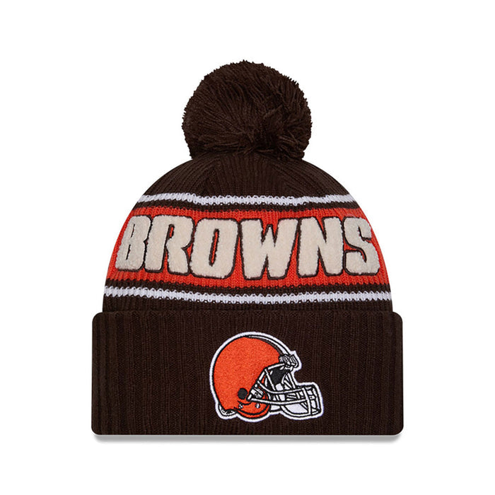 Cleveland Browns New Era 2024 Sideline Sport Cuffed Knit Toque