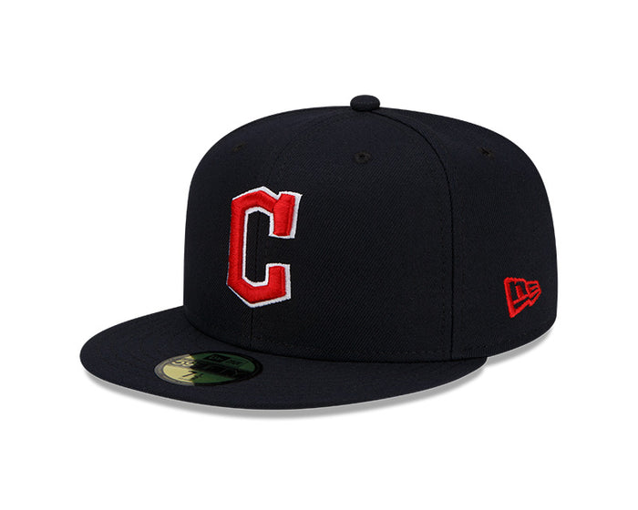 Cleveland Guardians New Era Navy Authentic Collection On-Field Road 59FIFTY Fitted Hat