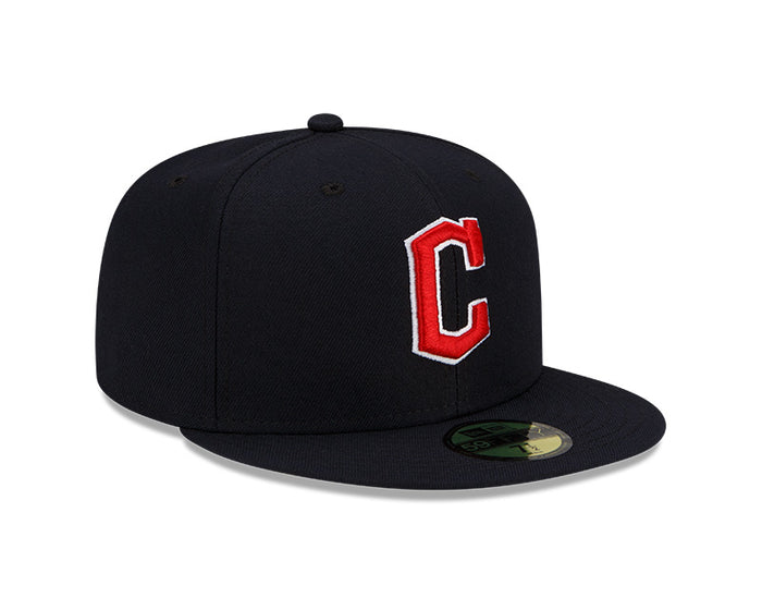 Cleveland Guardians New Era Navy Authentic Collection On-Field Road 59FIFTY Fitted Hat