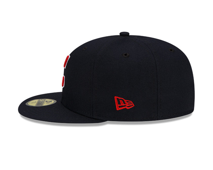 Cleveland Guardians New Era Navy Authentic Collection On-Field Road 59FIFTY Fitted Hat