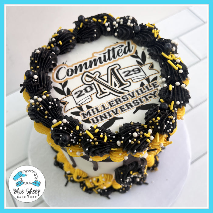 committed to college cake