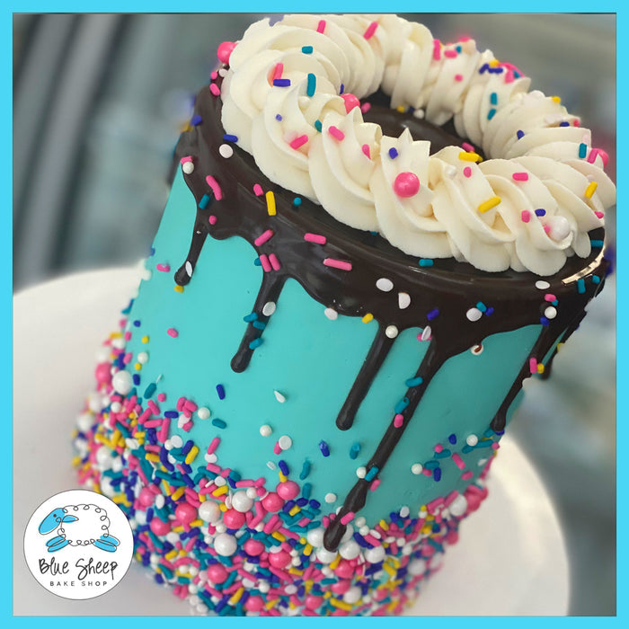 blue confetti birthday cake birthday cakes nj