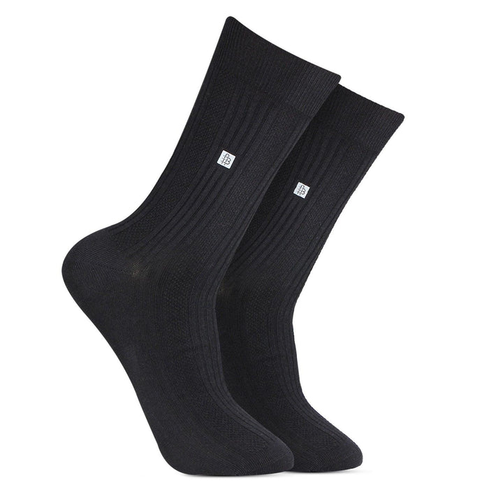 Black Rib Socks