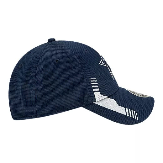 Dallas Cowboys 2021 New Era NFL Sideline Home Navy 39THIRTY Flex Hat