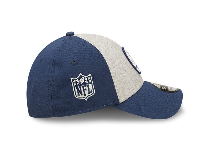 Dallas Cowboys New Era 2022 Sideline 39THIRTY Historic Flex Hat - Heathered Gray/Navy