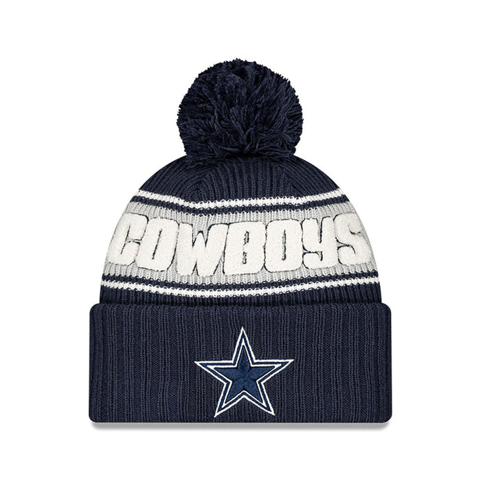 Dallas Cowboys New Era 2024 Sideline Sport Cuffed Knit Hat Toque