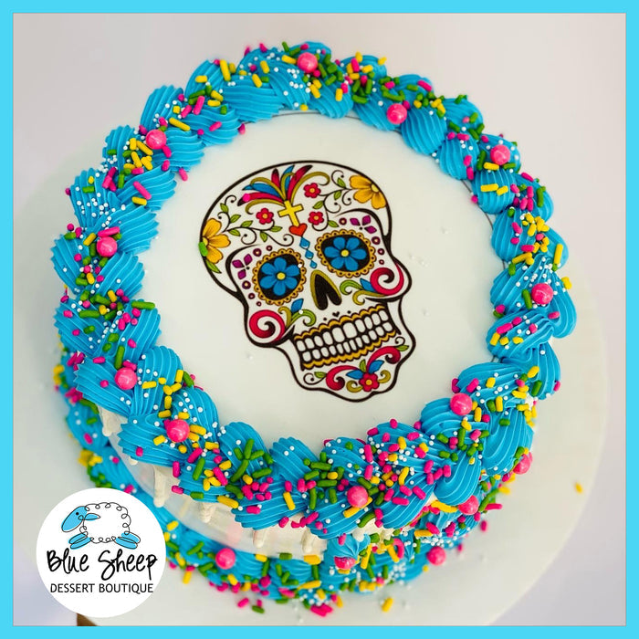 day of the dead ice cream cake