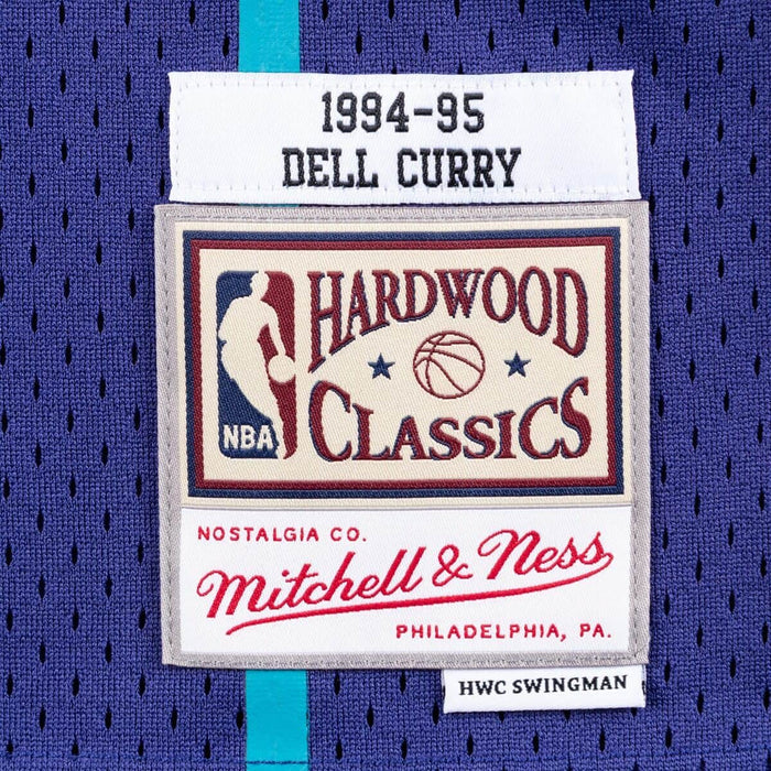 Dell Curry #30 Charlotte Hornets Alternate 1994-95 Mitchell & Ness Hardwood Classic Swingman Purple Jersey