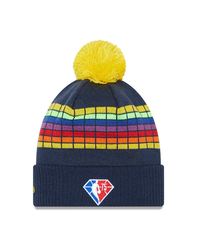 Denver Nuggets Navy New Era City Series 21 Pom Knit Toque