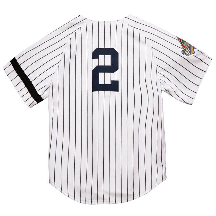 Derek Jeter #2 New York Yankees Mitchell & Ness 1996 Authentic Cooperstown Collection Pinstripe Jersey