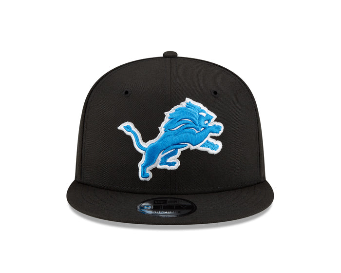 Detroit Lions New Era NFL Basic 9FIFTY Adjustable Snapback Hat - Black