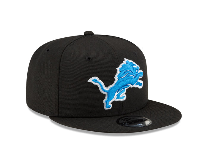 Detroit Lions New Era NFL Basic 9FIFTY Adjustable Snapback Hat - Black