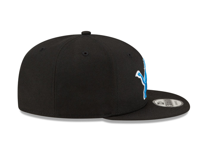 Detroit Lions New Era NFL Basic 9FIFTY Adjustable Snapback Hat - Black
