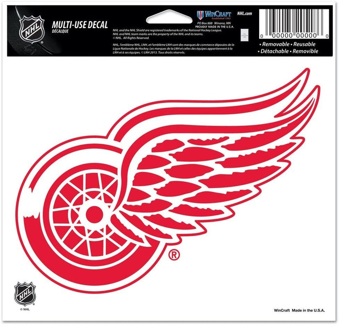 Detroit Red Wings 4X4 NHL Wincraft Decal