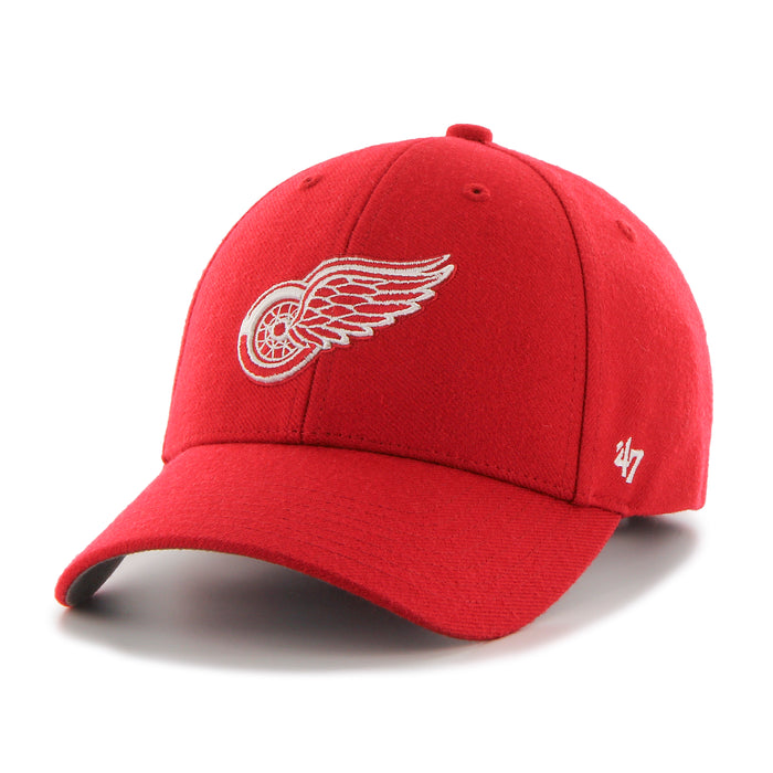 Detroit Red Wings Red 47 Brand MVP Basic Adjustable Hat