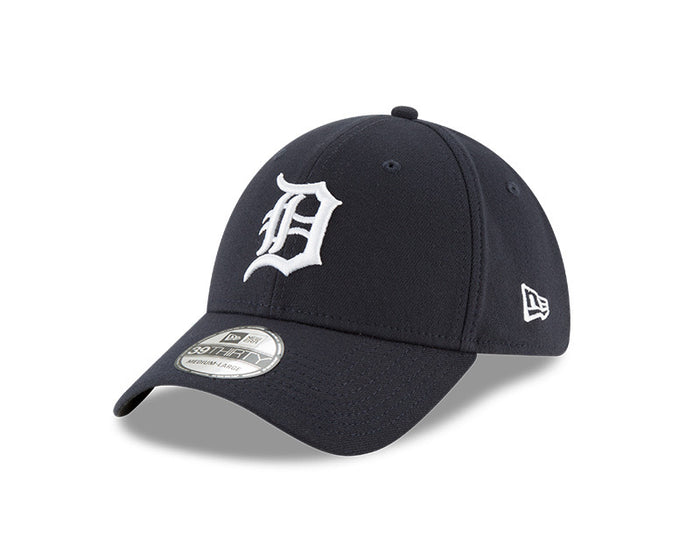 Detroit Tigers New Era Navy Team Classic Game - 39THIRTY Flex Hat