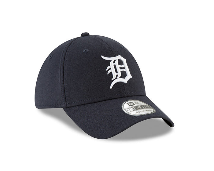 Detroit Tigers New Era Navy Team Classic Game - 39THIRTY Flex Hat