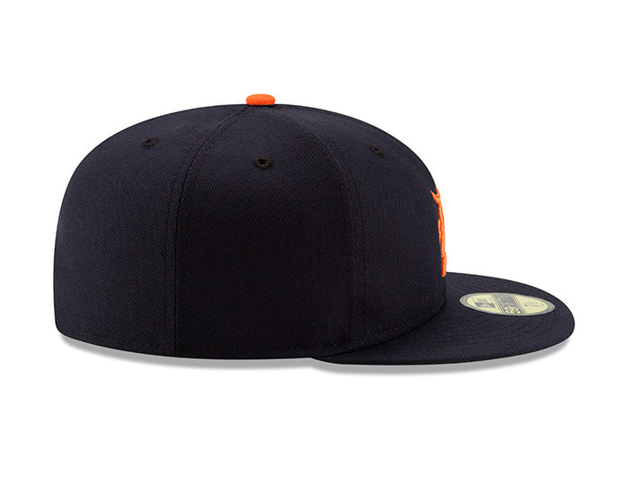 Detroit Tigers New Era Navy/Orange Authentic Collection On-Field Road 59FIFTY Fitted Hat