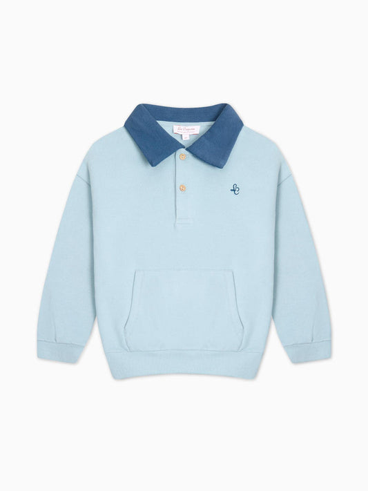 Dusty Blue Ivan Kids Sweatshirt