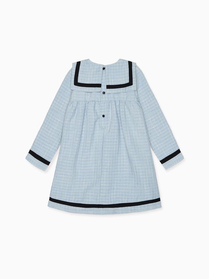 Dusty Blue Lucinda Girl Empire Dress