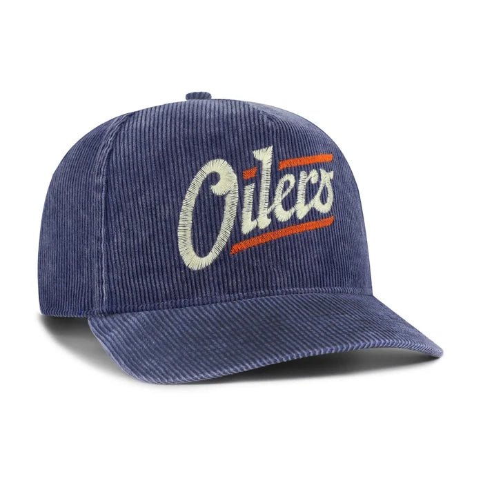 Edmonton Oilers 47' Brand Reclaim Hitch A-Frame Snap-Back Hat - Blue